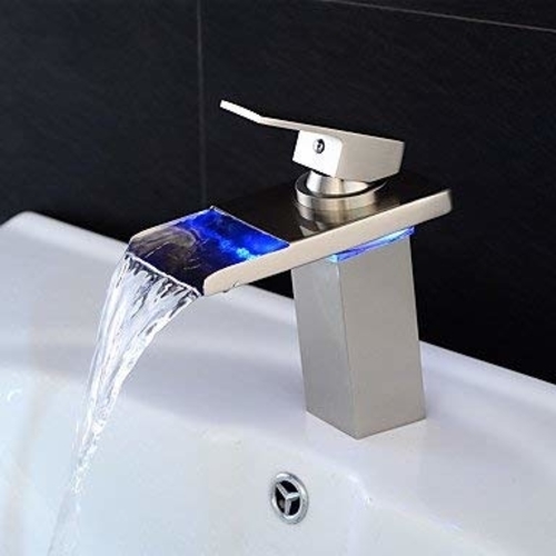 led waterfall spout bathroom 